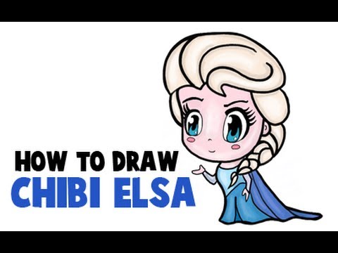 480x360 How To Draw Chibi Elsa From Frozen