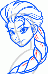 196x302 How To Draw How To Draw Elsa, Elsa The Snow Queen From Frozen