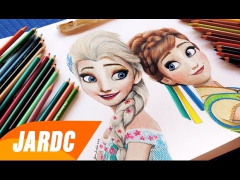 480x360 Drawing Elsa And Anna (Frozen Fever)