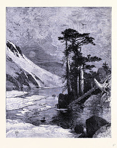 236x300 Frozen Lake Drawings Fine Art America