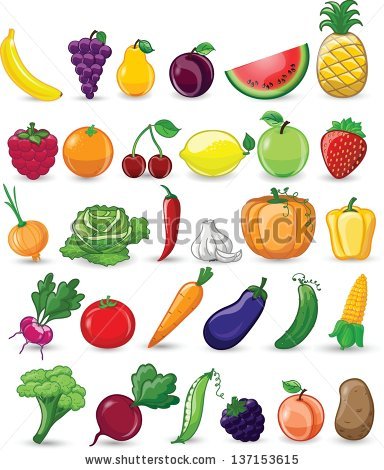 Fruit And Vegetable Drawing at GetDrawings | Free download