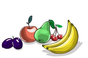 300x200 How To Draw A Fruit Basket On A Table