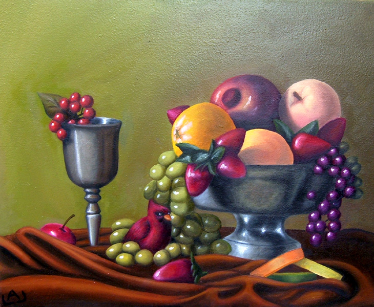 730x600 Fruit Bowl Still Life By Red Flare