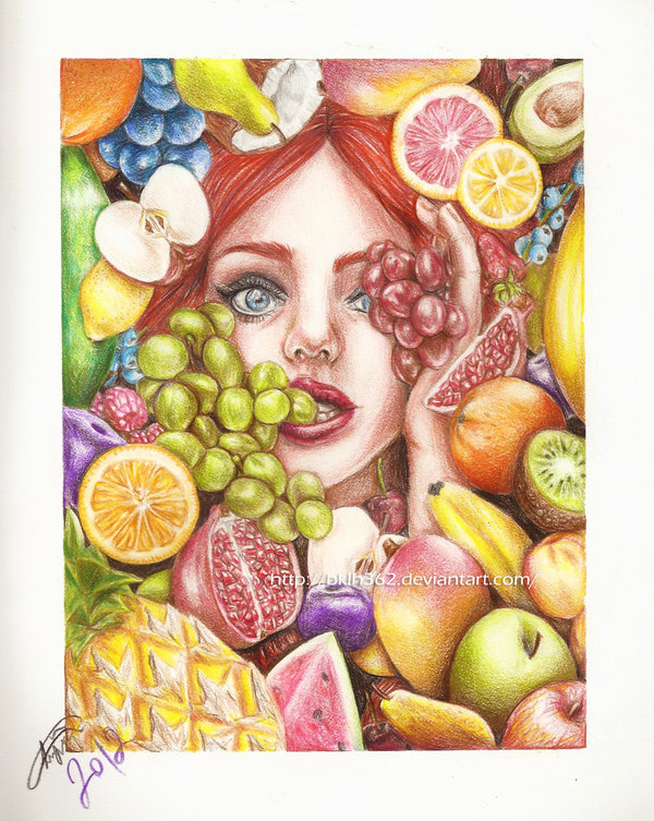 600x753 Drowning In A Fruit Salad By Bklh362