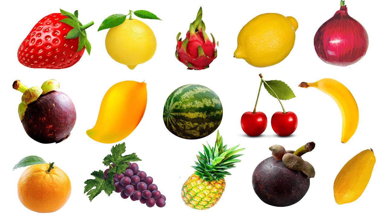 1280x720 Learn Names Of Fruits Vegetables For Kids Drawing Fruits