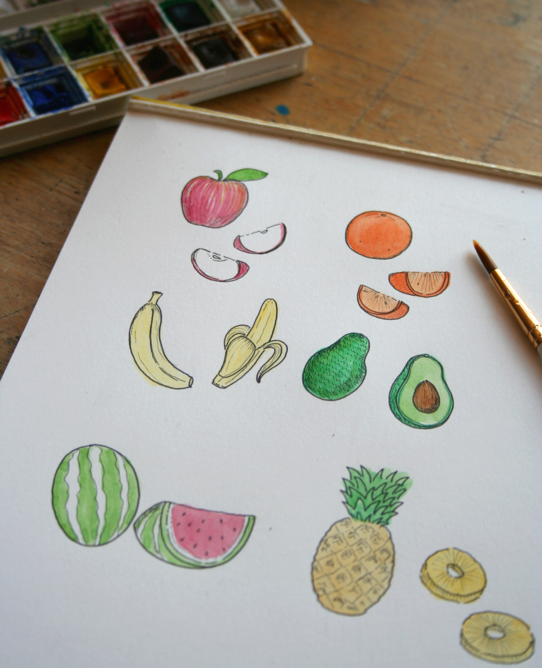2198x2706 Fruits Of Your Labor How To Draw Fruit Labour, Drawings And Doodles