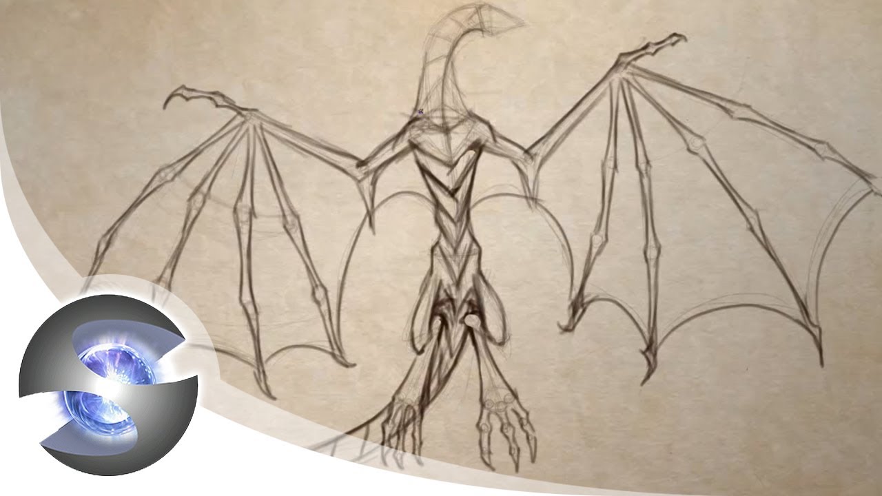 1280x720 How To Draw A Dragon Part 2 Of 5