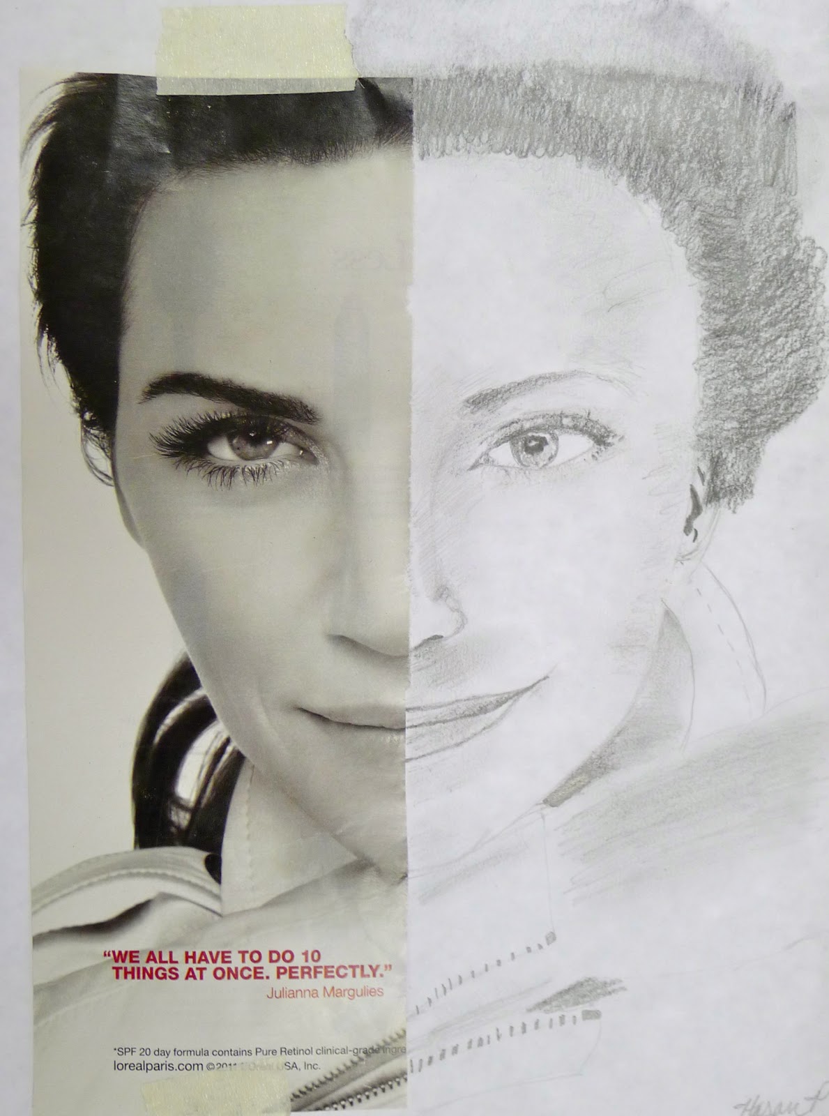 1189x1600 Mrs. Johnson's Art 1, 2, And 3 Split Face Value Studies