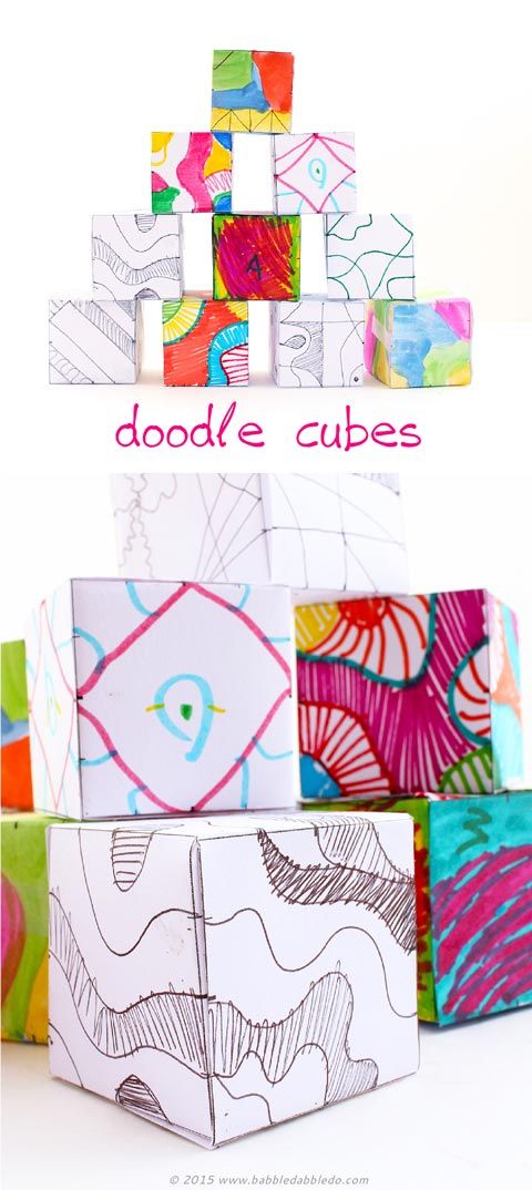 480x1074 Doodle Cubes