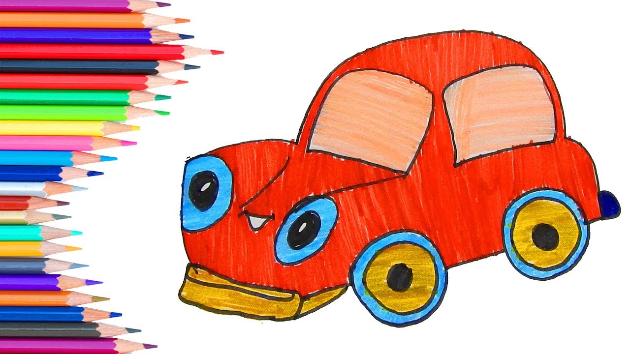 Funny Car Drawing at GetDrawings | Free download