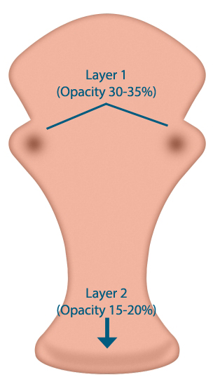 304x547 Draw A Funny Cartoon Character In Photoshop With Shapes And Pen