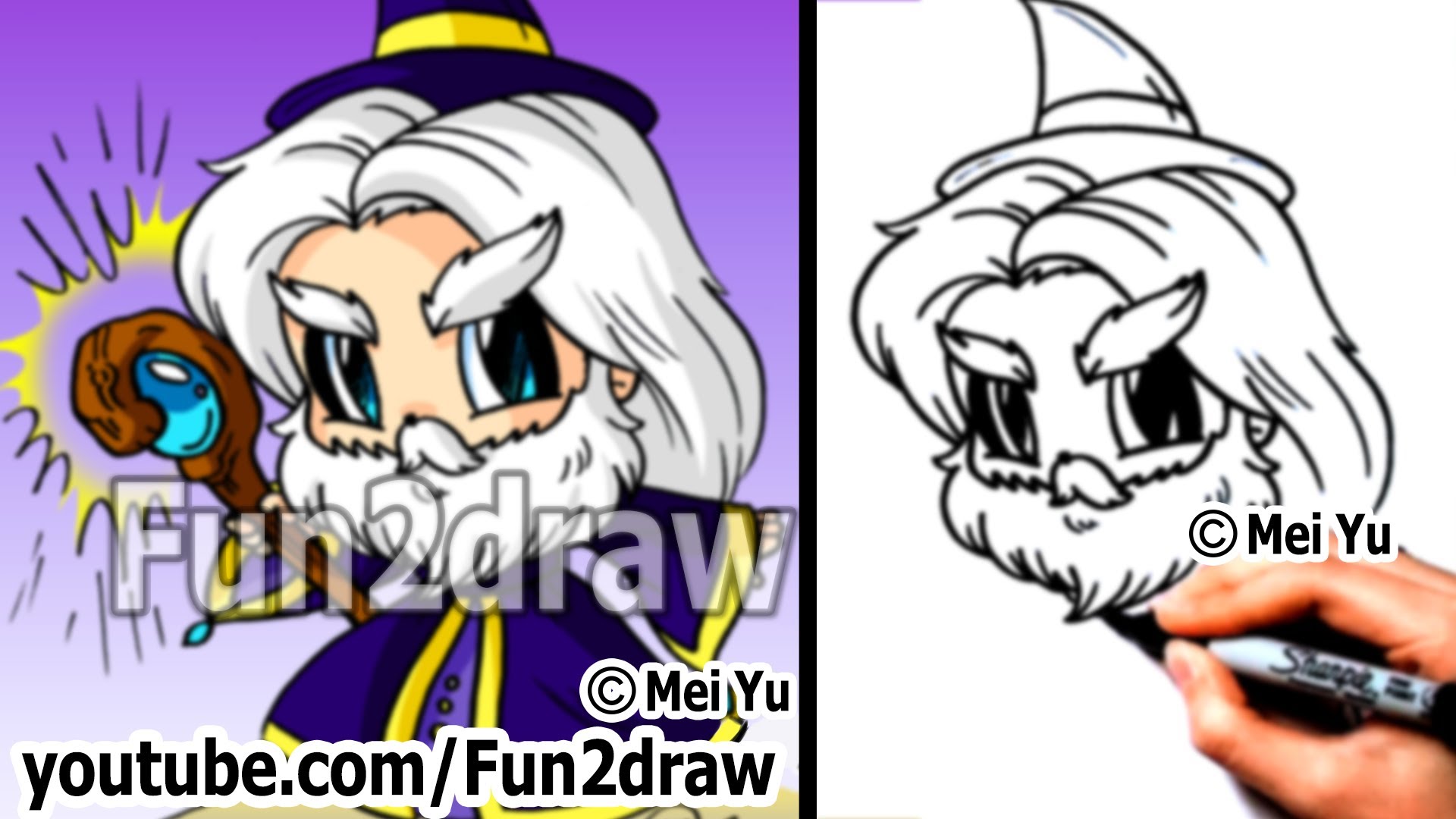 1920x1080 Fantasy Wizard! How To Draw A Wizard