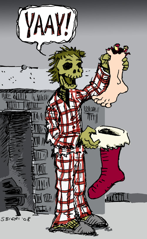 500x812 Zombie Christmas Drawing Funny Pictures Amp Best Jokes