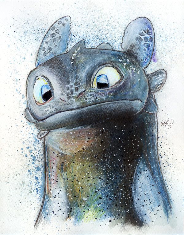 600x764 Drawn By Lukefielding How To Train Your Dragon, Toothless