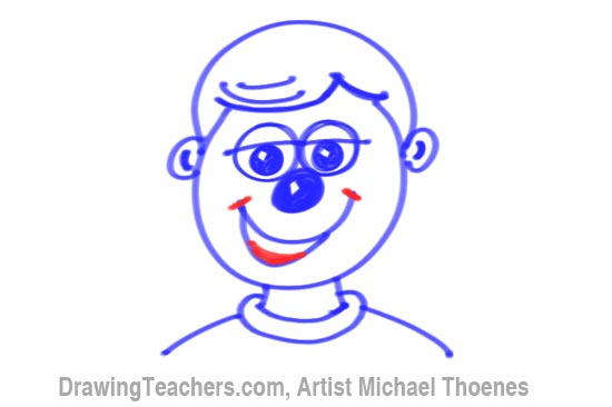 550x366 How To Draw A Funny Face Boy