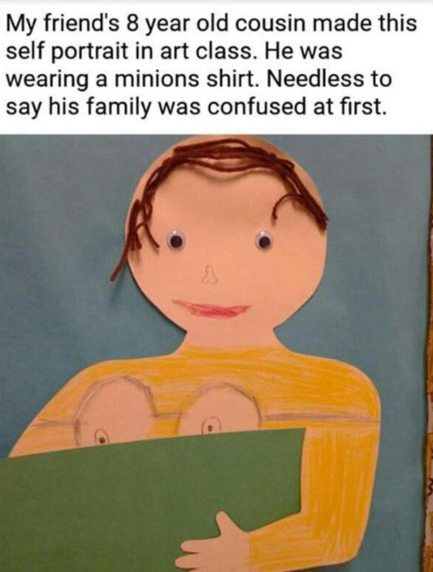 614x810 Funny Kids' Drawings