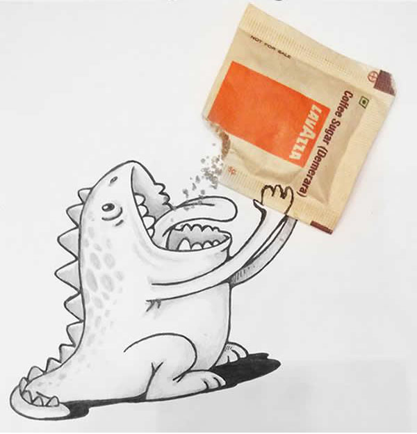 600x624 Funny Drawings By Drogo Of Manik And Ratan 12 Funny Drawing By