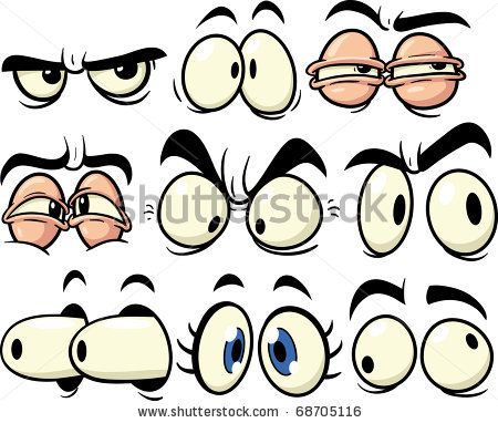 450x382 Silly Face Clip Art Funny Cartoon Eyes. All In Separate Layers