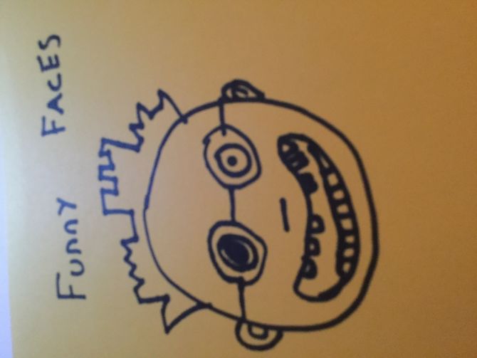 670x503 How To Draw A Funny Face 7 Steps (With Pictures)