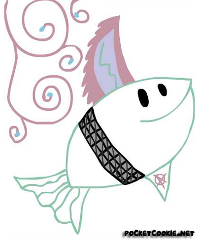 404x488 Funny Fish Drawing Funny Animal