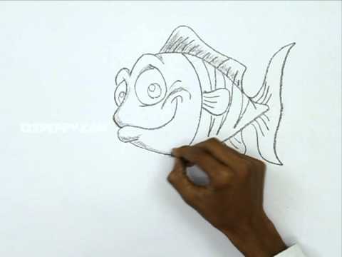 480x360 How To Draw A Funny Fish