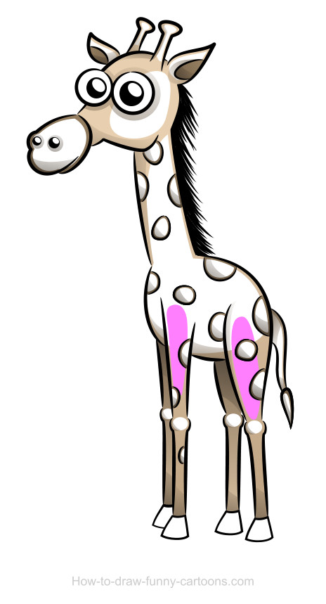 464x859 Giraffe Drawing (Sketching + Vector)