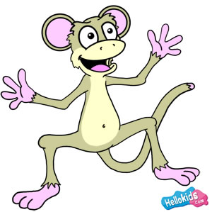 300x299 How To Draw How To Draw A Funny Monkey