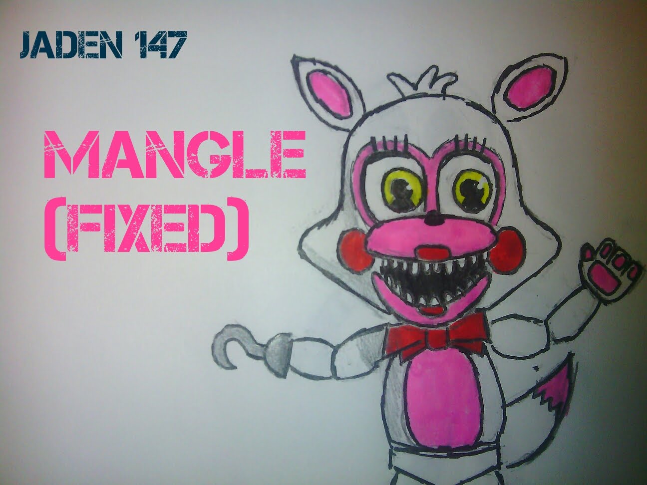 1296x972 Adventure Funtime Foxy Drawing Tutorial