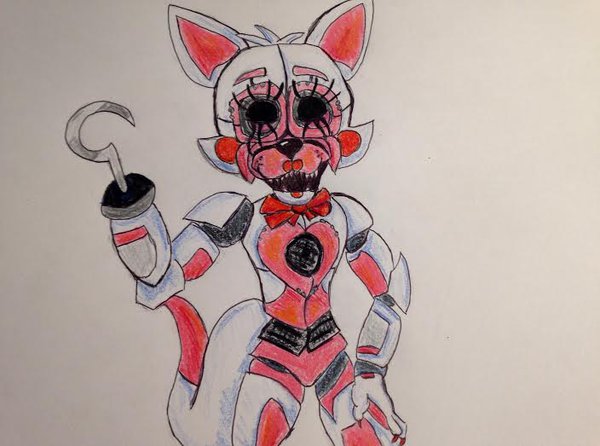 Funtime Foxy Drawing at GetDrawings | Free download