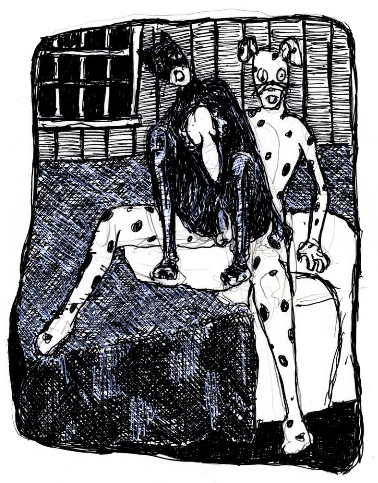 770x984 Saatchi Art Furry Sex Drawing By Leif Rogers