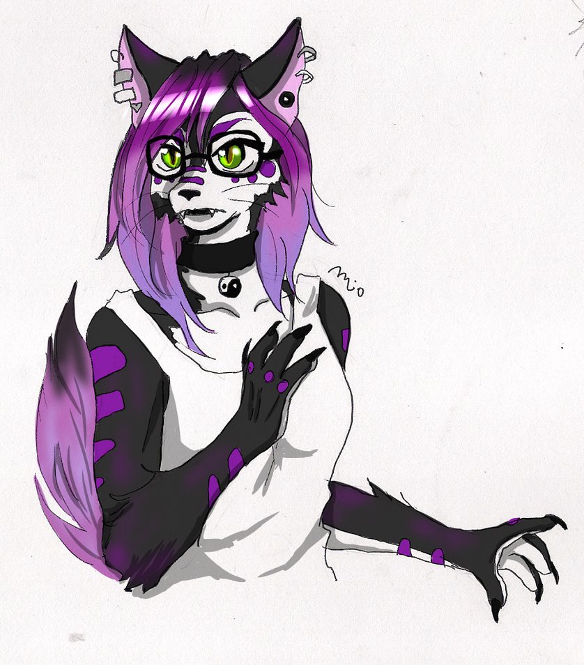 838x954 My 1st Furry Drawing That Is Actually Me As Furry By Mioponnu