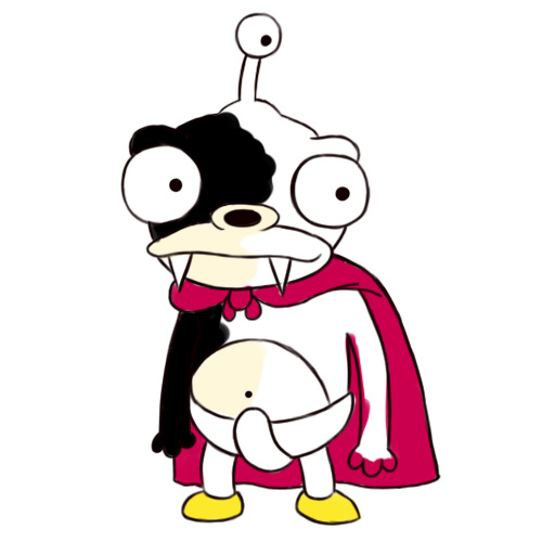 500x500 How To Draw Lord Nibbler From Futurama 6 Steps (With Pictures)