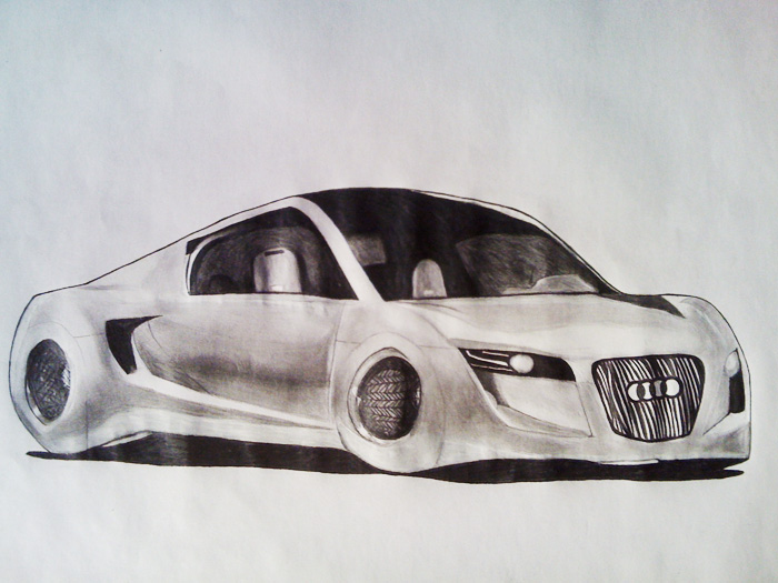700x525 Future Car Drawing By Yohanperezart