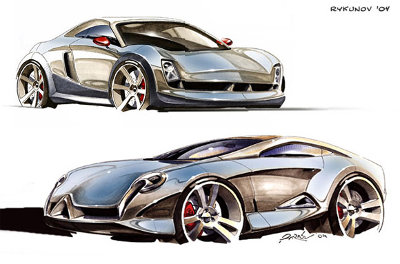 580x383 Cardrawing Future How To Draw A Real Car