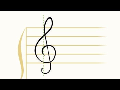 480x360 How To Draw The Treble Clef Symbol