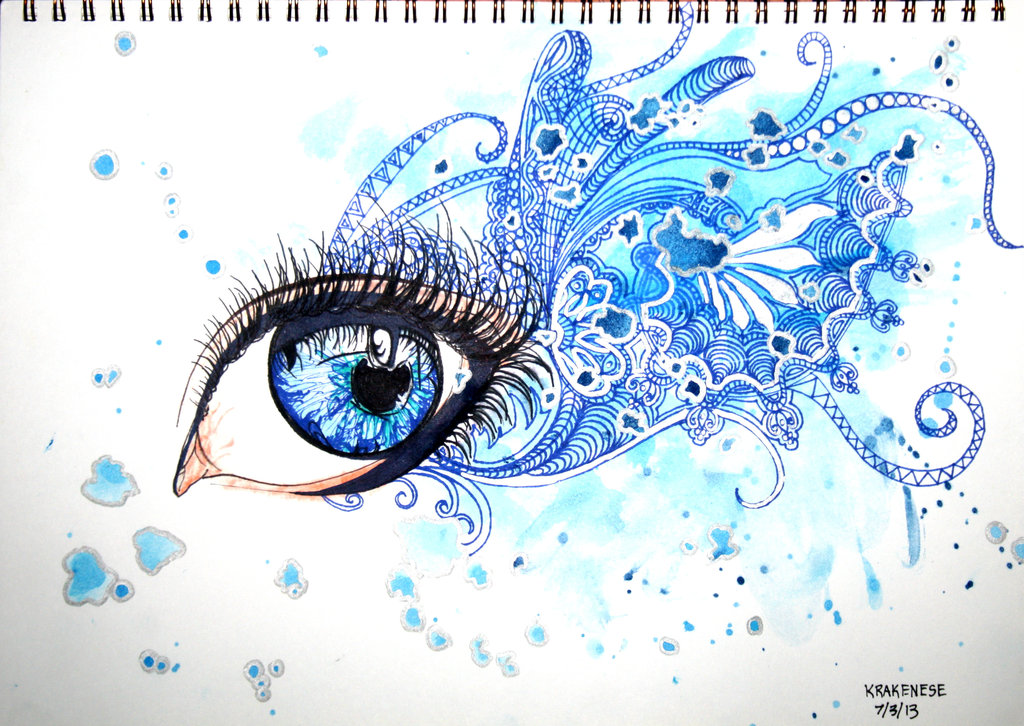 1024x726 Water Faerie Eyes By Krakenese
