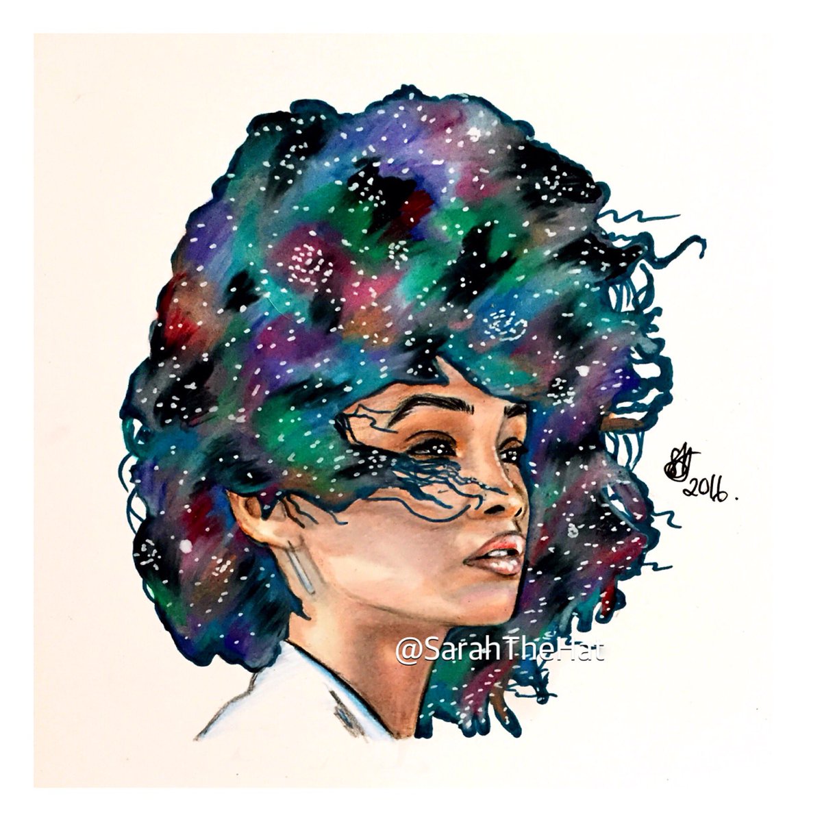 1200x1200 Sarah Hatfield On Twitter Galaxy Hair