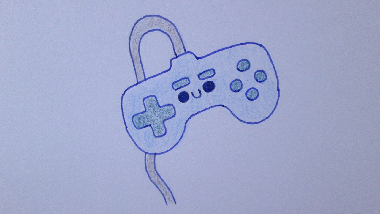 1280x720 How To Draw A Video Game Control