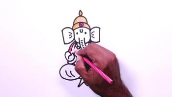 350x197 Ganpati Drawing For Kids