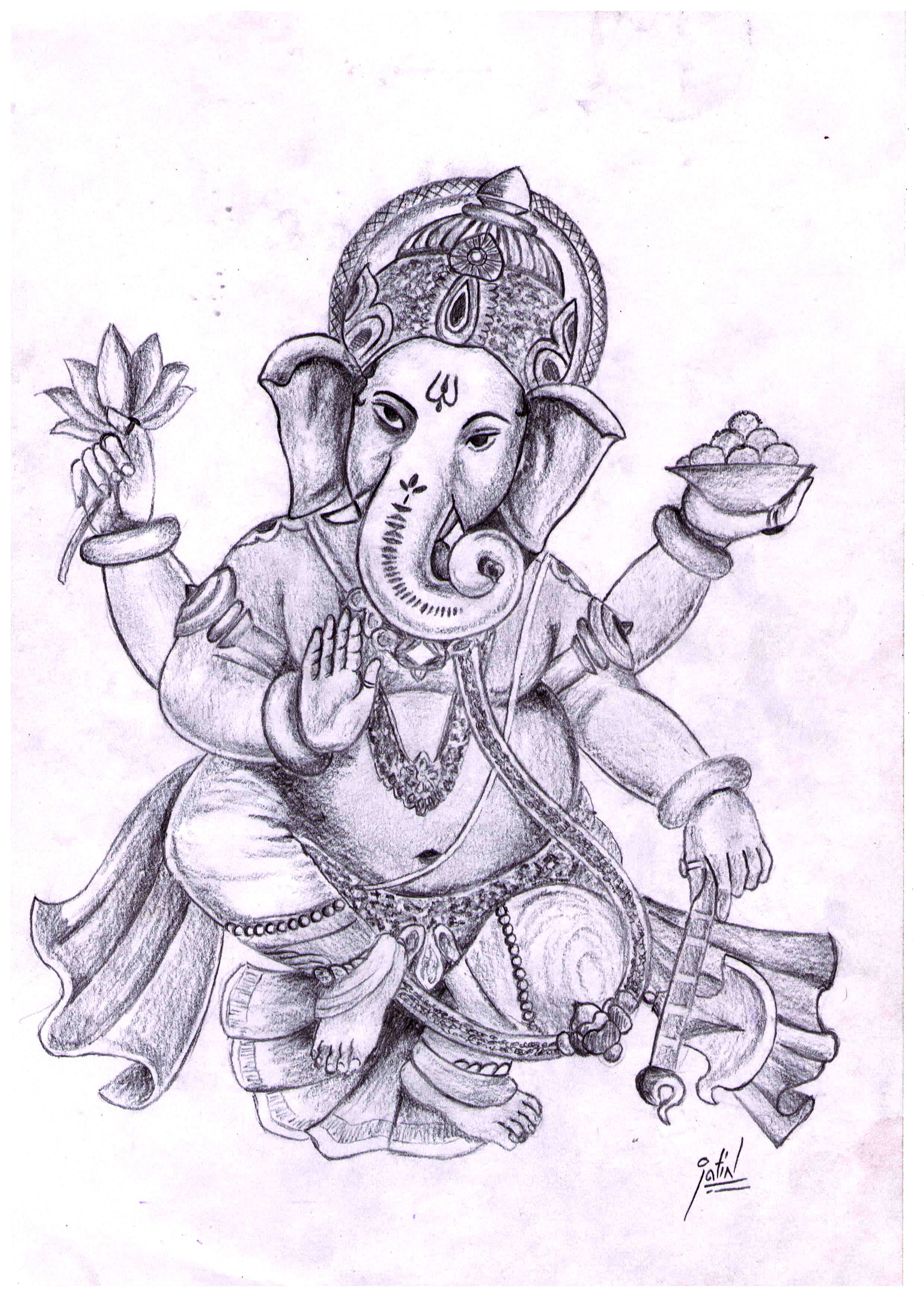 Ganesh Easy Drawing at GetDrawings Free download
