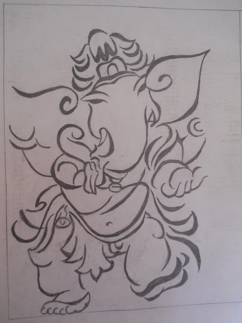 774x1032 Lord Ganesha By Gauravchotalia