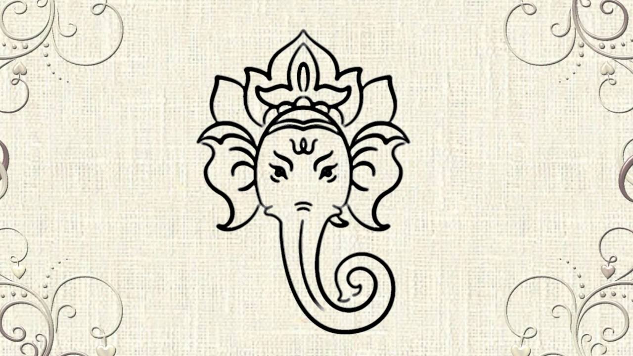 1280x720 How To Draw Lord Ganesha