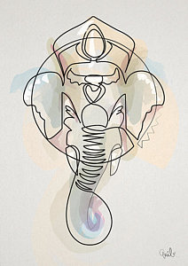 212x300 Ganesh Drawing