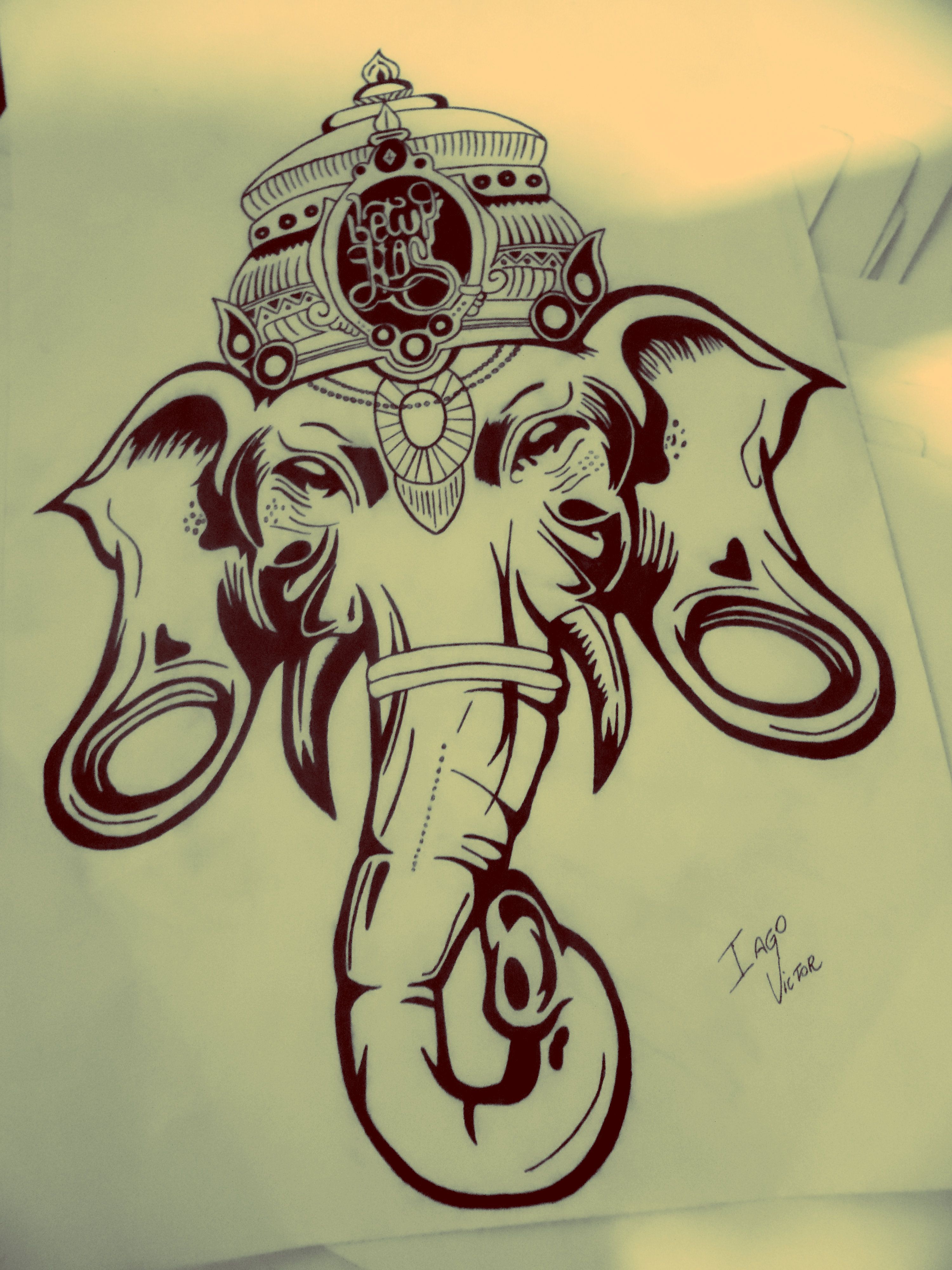 3000x4000 Ganesha Drawing Art Ganesha, Drawings And Tattoo