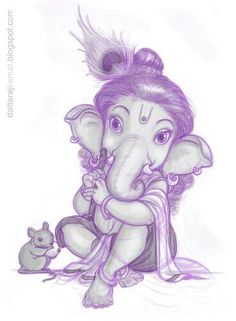 236x321 Lord Ganesha Pencil Sketch Beautiful! Ganesha Drawings