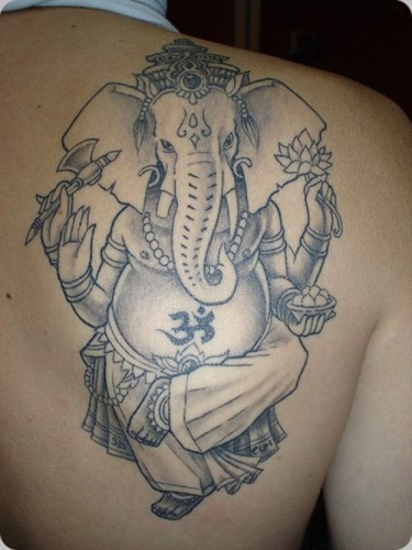 375x500 Awesome Ganesha Tattoos