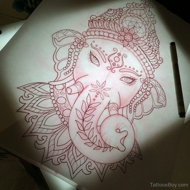 768x768 Ganesha Tattoo Design Tattoo Designs, Tattoo Pictures