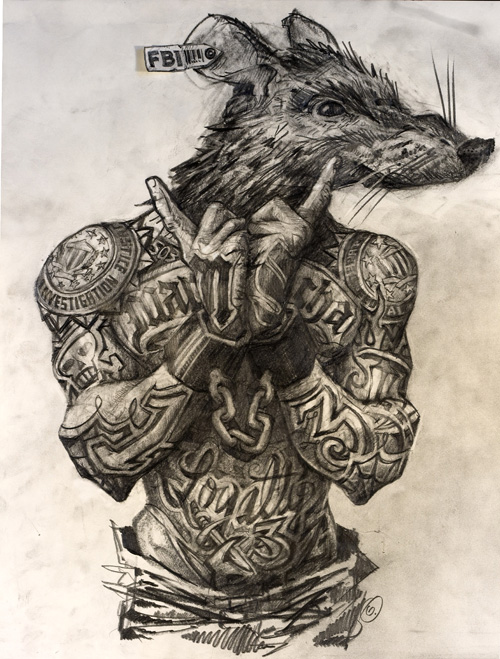 500x659 Graham Smith Illustration Blog A Rat's Life How To Draw A Cover