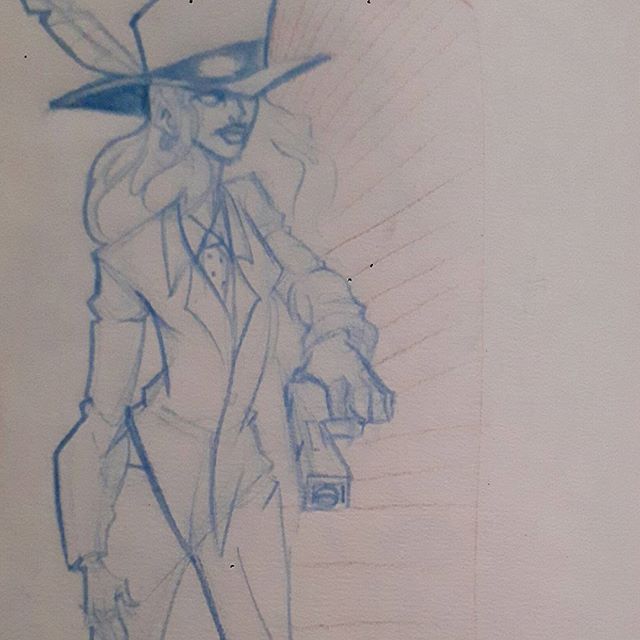 640x640 Sketch Gangsta Girl