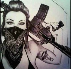 Gangsta Girl Drawing at GetDrawings | Free download